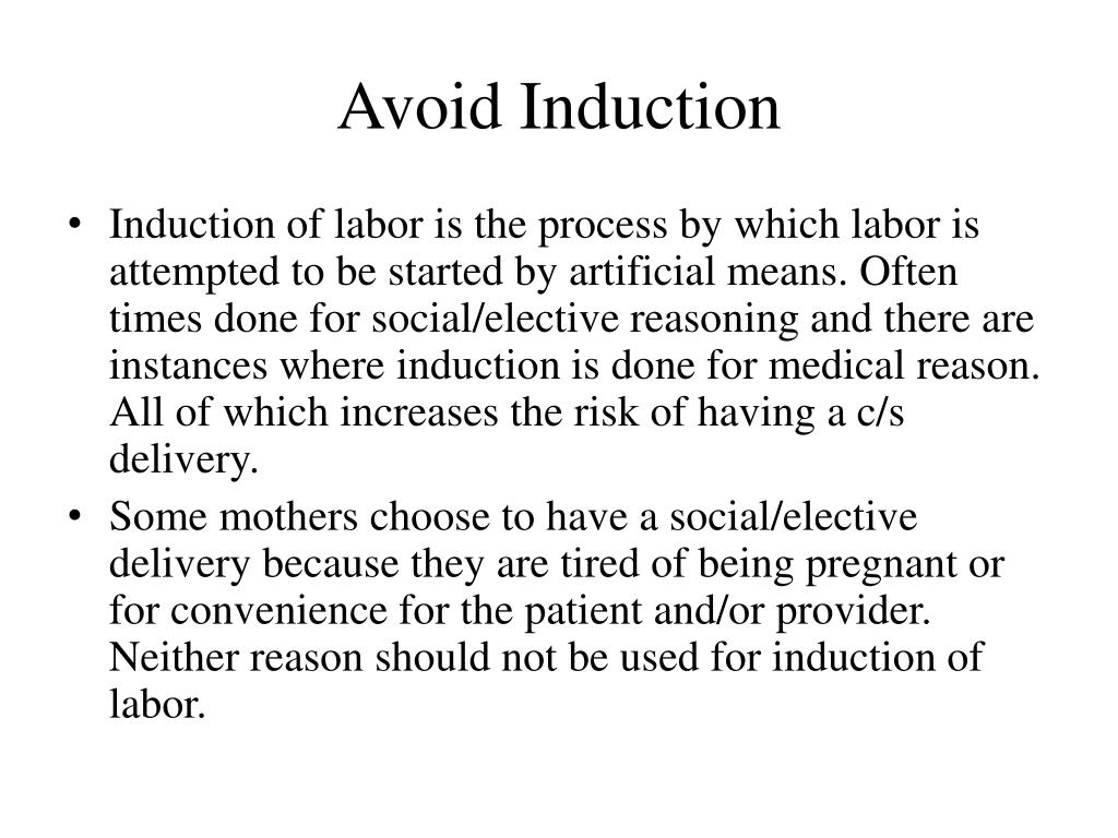 PPT Methods to decrease Cesarean Section (C/S) rates during birth