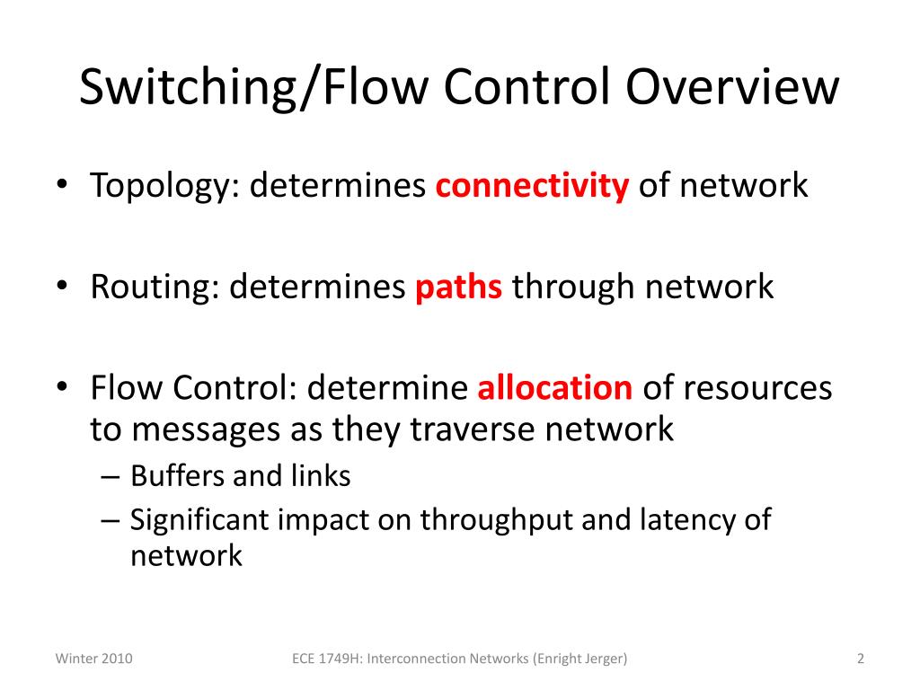 PPT ECE 1749H Interconnection Networks for Parallel Computer