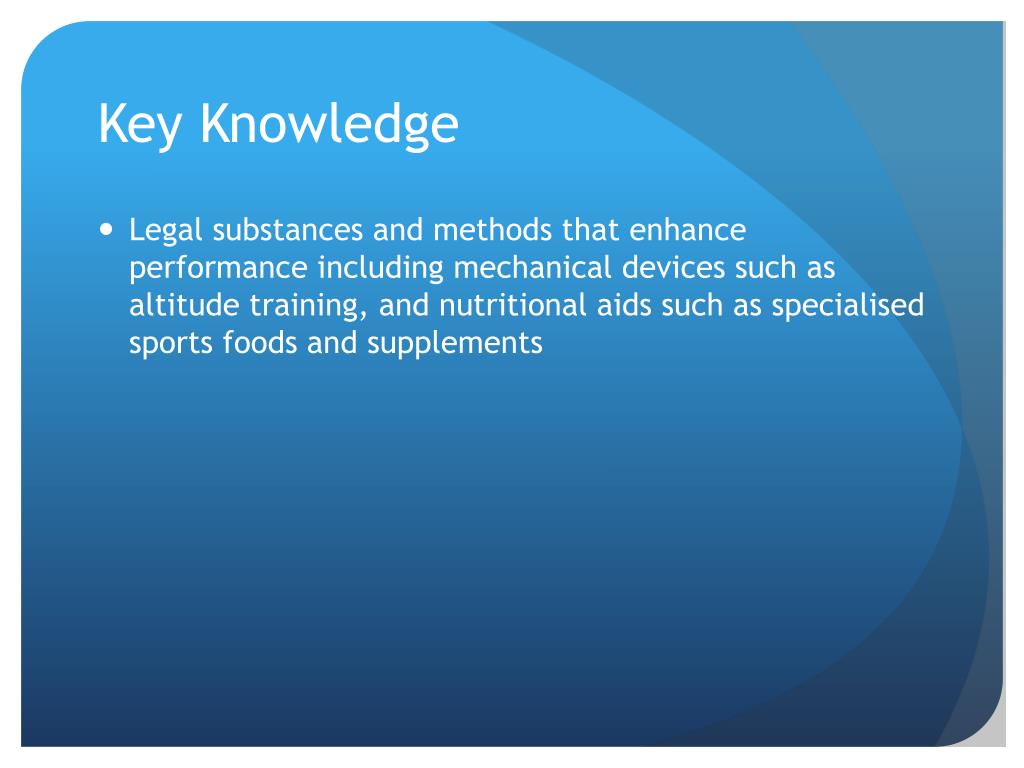 PPT Legal Ergogenic Aids PowerPoint Presentation, free download ID