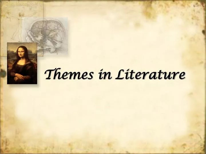 PPT Themes in Literature PowerPoint Presentation, free download ID