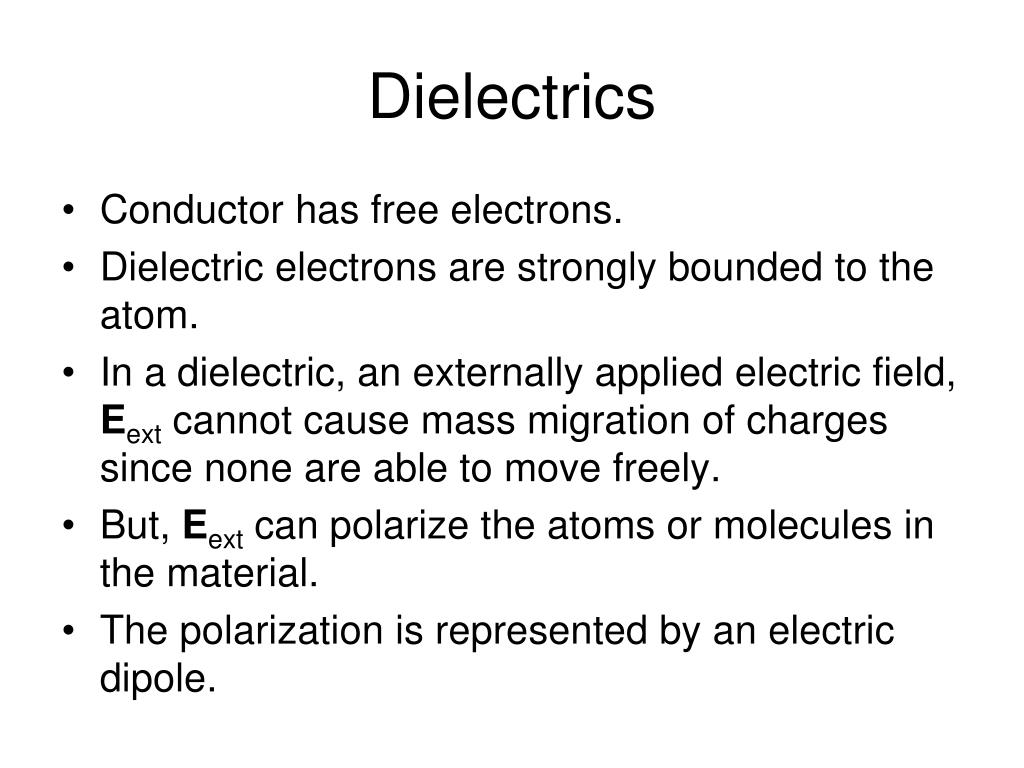 PPT Dielectrics PowerPoint Presentation, free download ID1919003