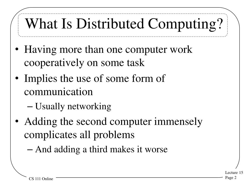 PPT Networking and Distributed Systems PowerPoint Presentation, free