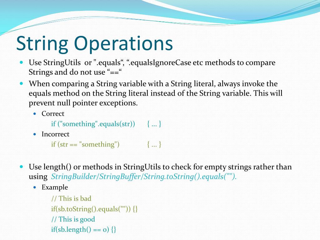PPT Java Coding Standards PowerPoint Presentation, free download ID