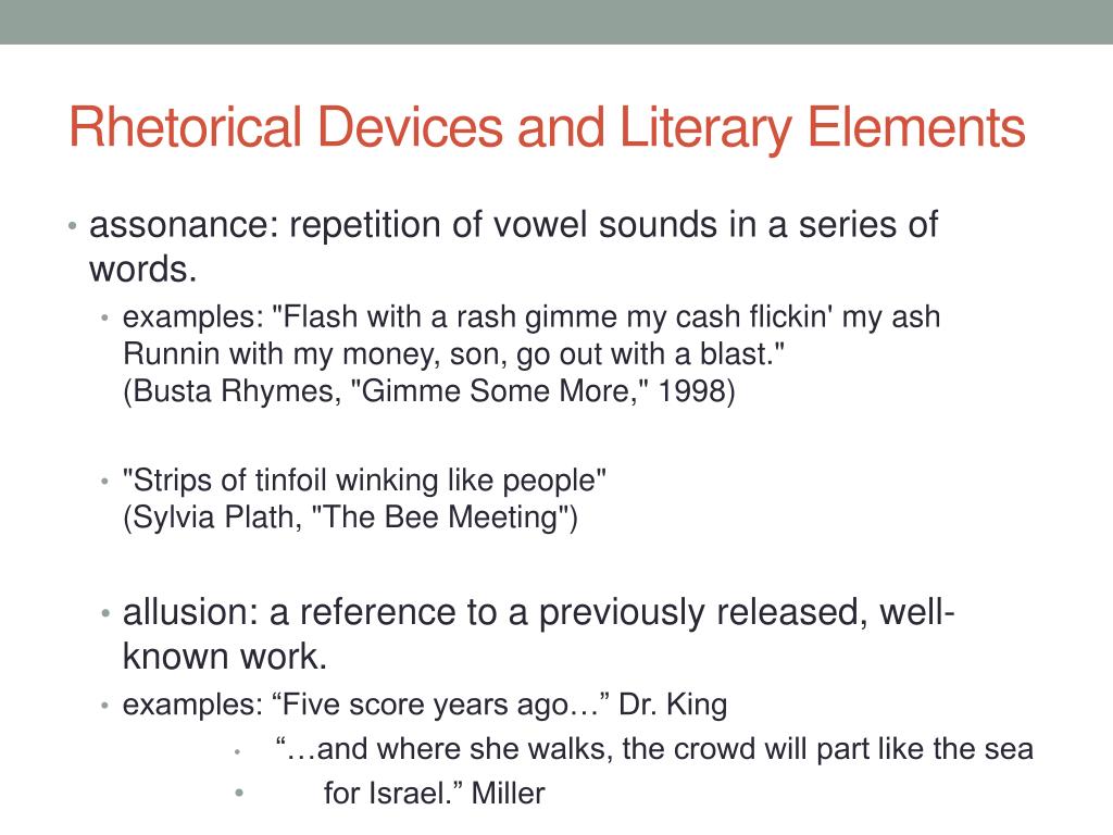 PPT Rhetorical and Literary Devices PowerPoint Presentation, free download ID1920219
