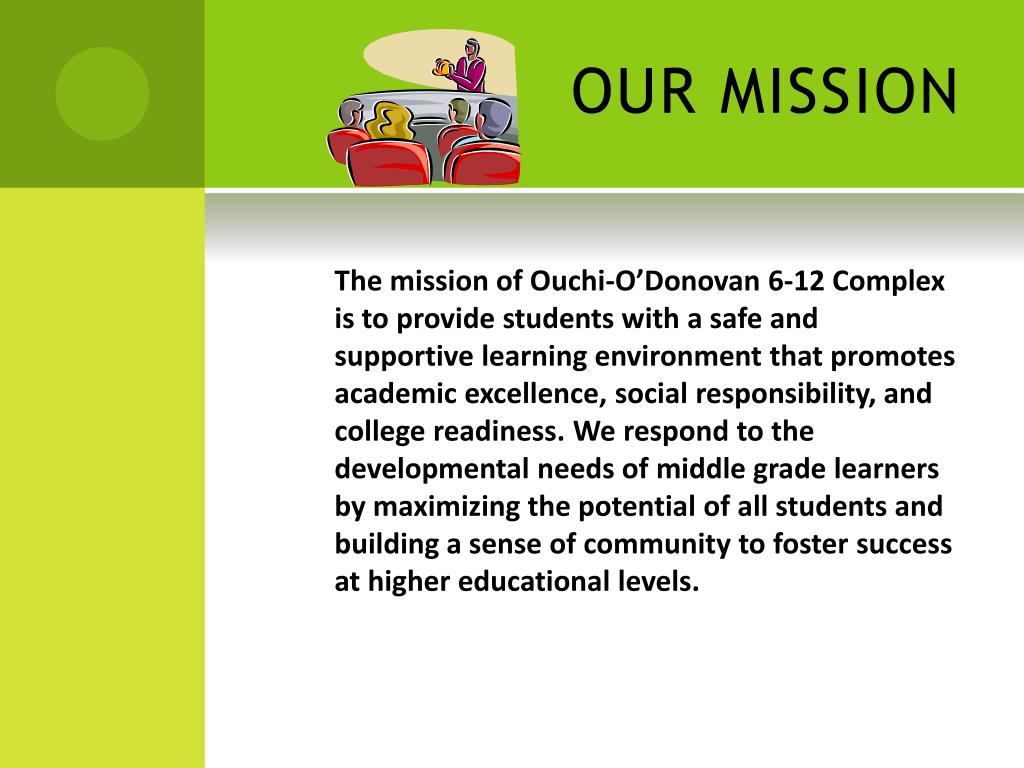 PPT TO Christine O’Donovan Middle Academy PowerPoint