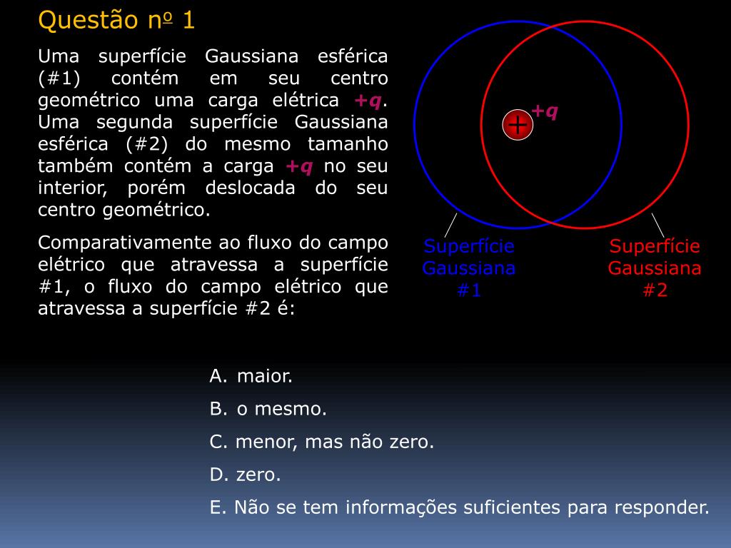 PPT Lei de Gauss PowerPoint Presentation, free download ID1927546