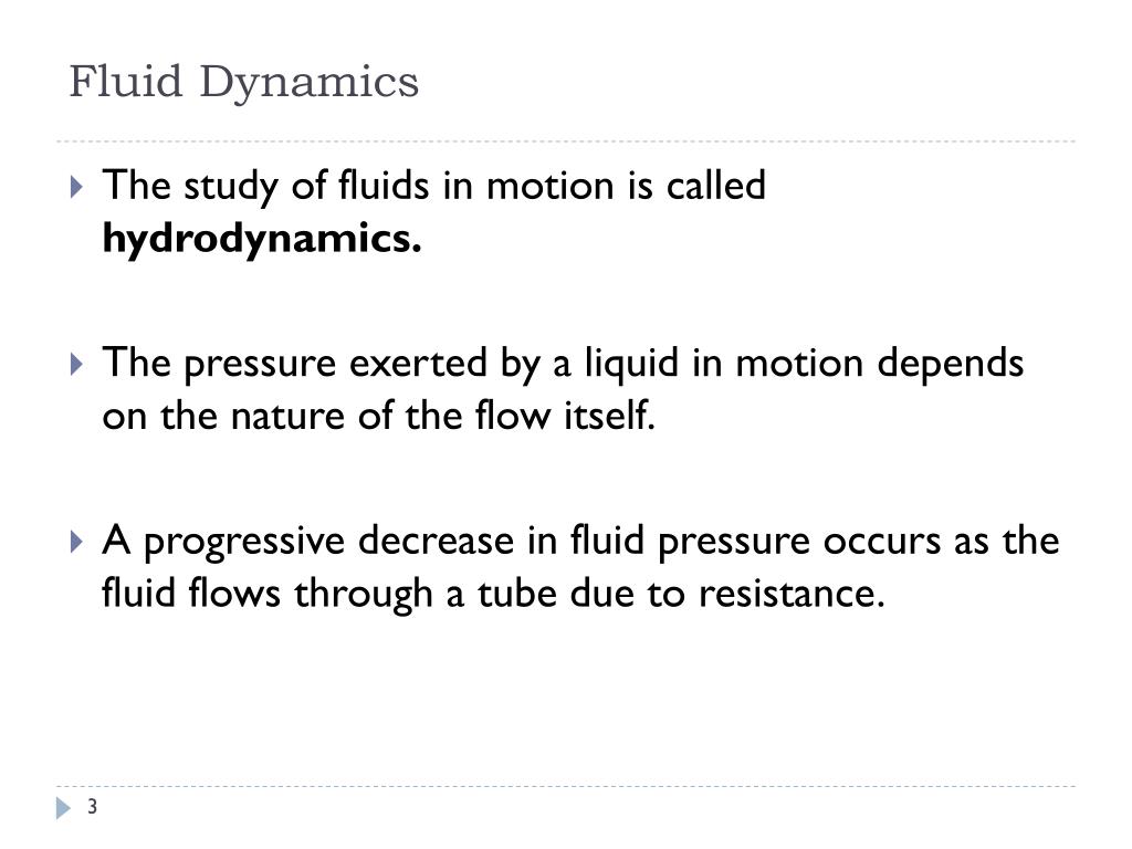 PPT Fluid Dynamics PowerPoint Presentation, free download ID1933765