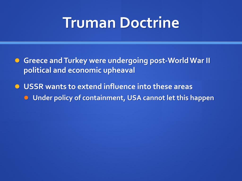 PPT Truman Doctrine PowerPoint Presentation, free download ID1939144