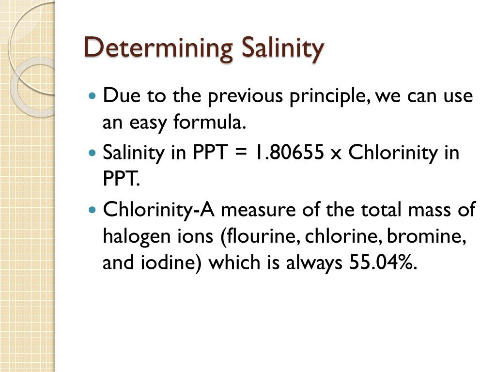 PPT Seawater Chemistry PowerPoint Presentation, free download ID