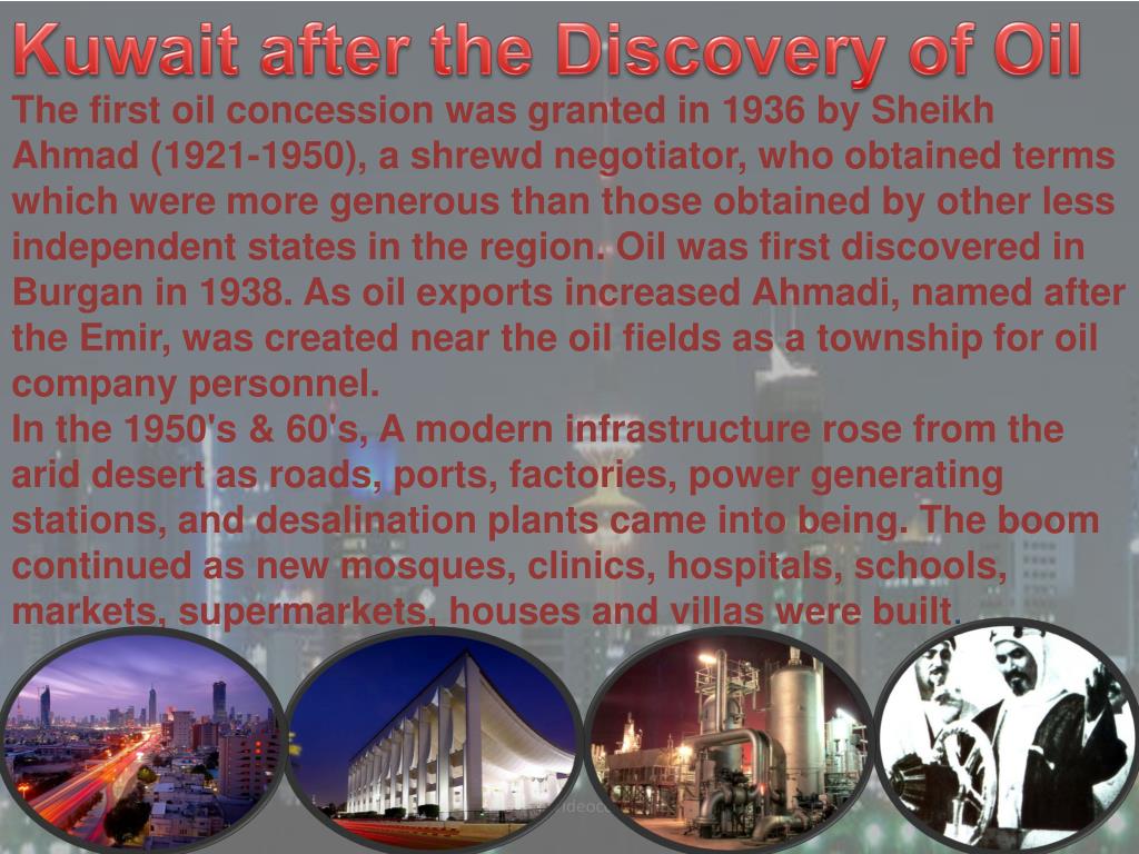 PPT Kuwait Economy and Way of Life before & after the Discovery of