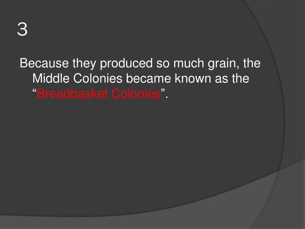 PPT Chapter 6 Section 2 The Middle Colonies PowerPoint Presentation