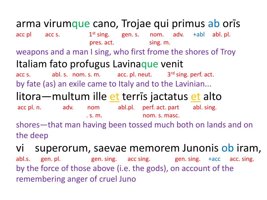 PPT Aeneid lines 111 PowerPoint Presentation, free download ID1943438