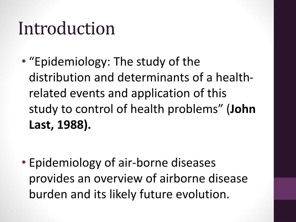 PPT Epidemiology of Airborne Diseases PowerPoint Presentation, free PPT Epidemiology of Airborne Diseases PowerPoint Presentation, free