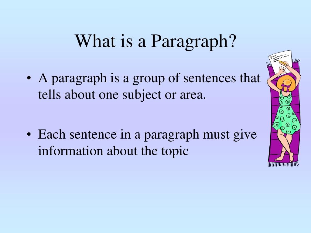 PPT Writing Paragraphs PowerPoint Presentation, free download ID