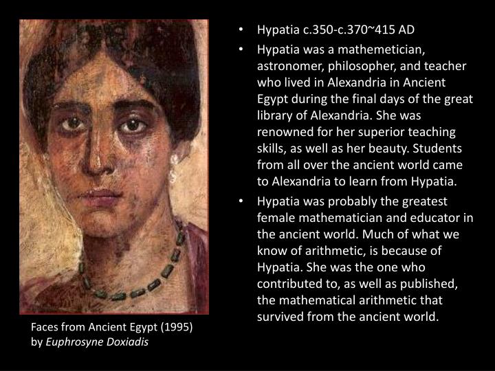 PPT Hypatia PowerPoint Presentation ID1950645