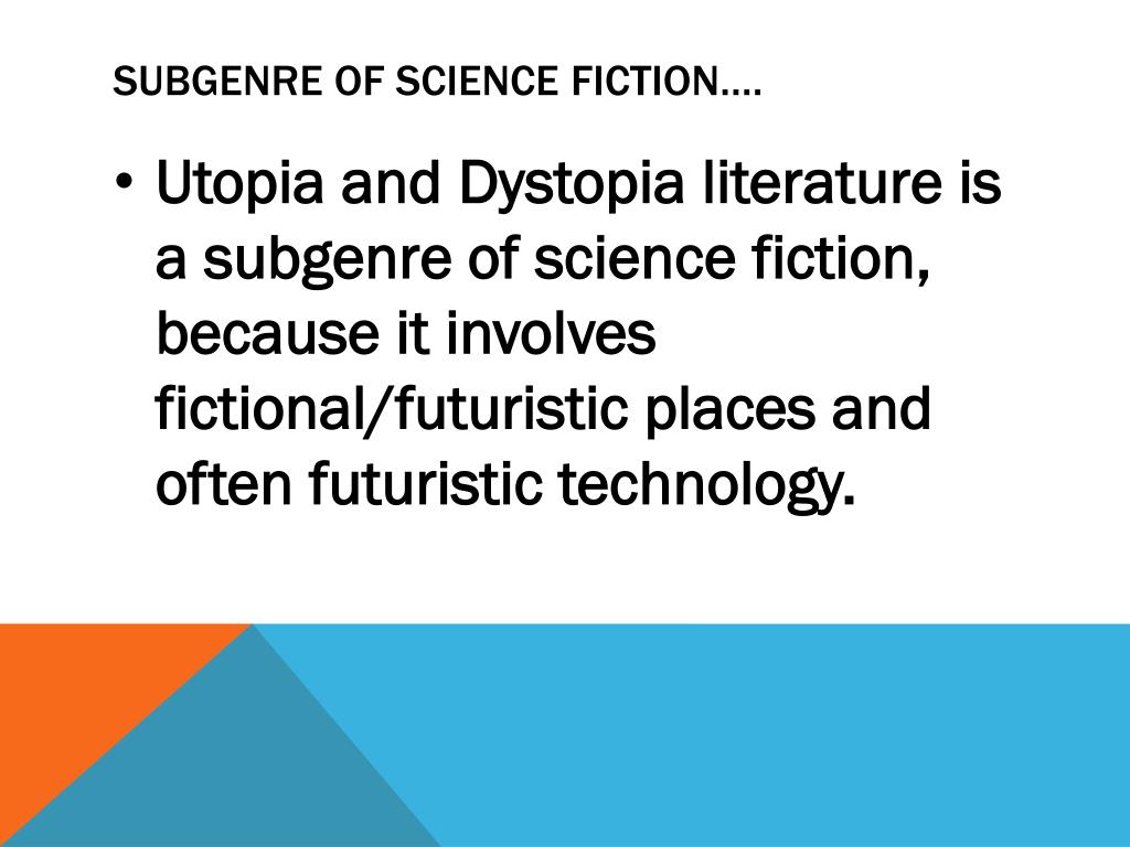 PPT The science fiction and utopia/dystopia genre PowerPoint