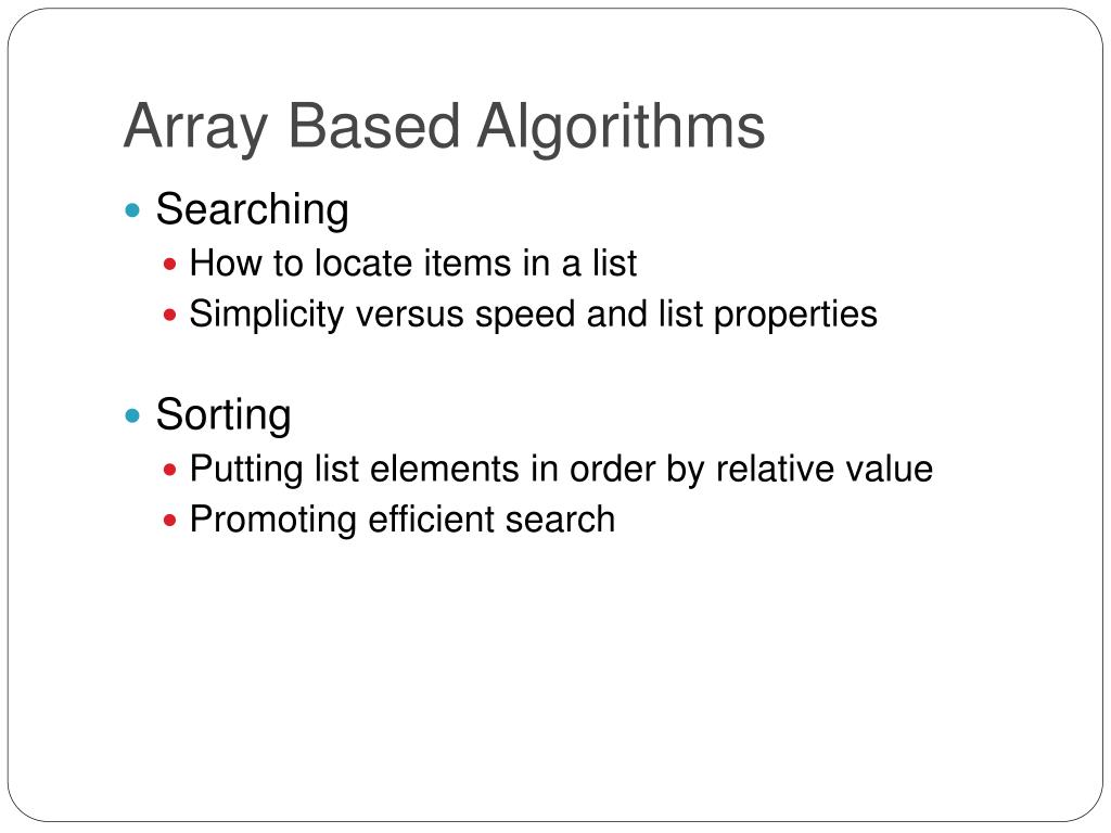 PPT Array Data Structures & Algorithms PowerPoint Presentation ID