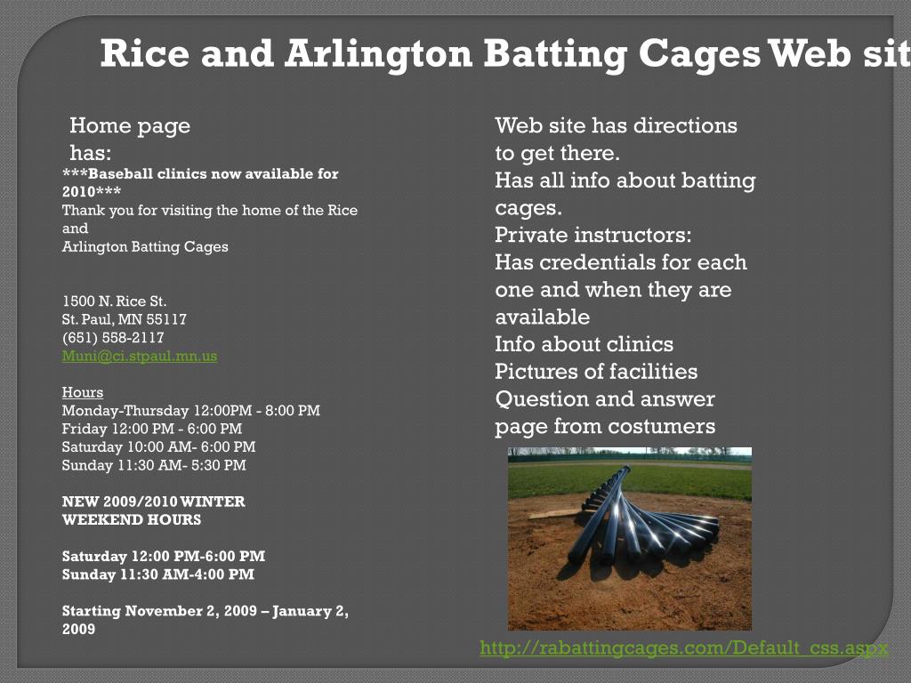 PPT Batting Cages!! PowerPoint Presentation, free download ID1953113