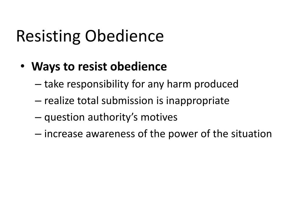 PPT Conformity and Obedience PowerPoint Presentation, free download