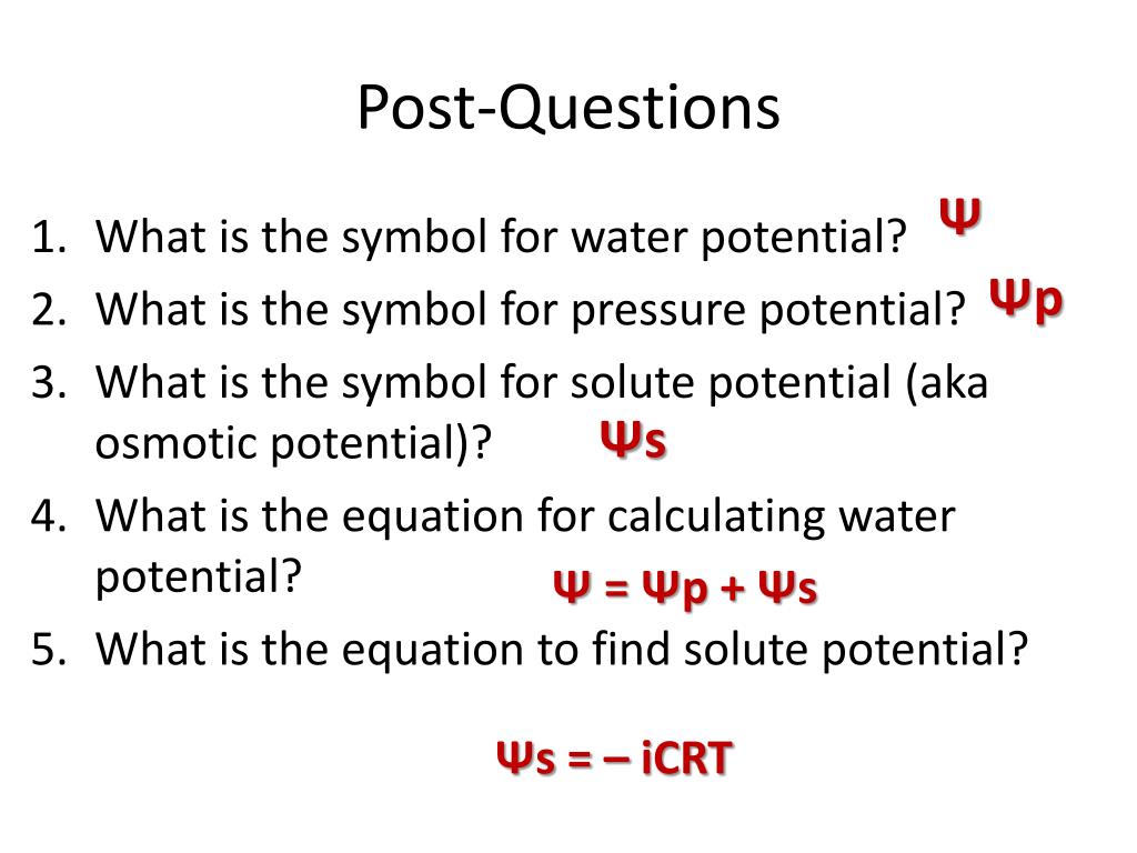 PPT Diffusion/Osmosis/Water Potential PowerPoint Presentation, free