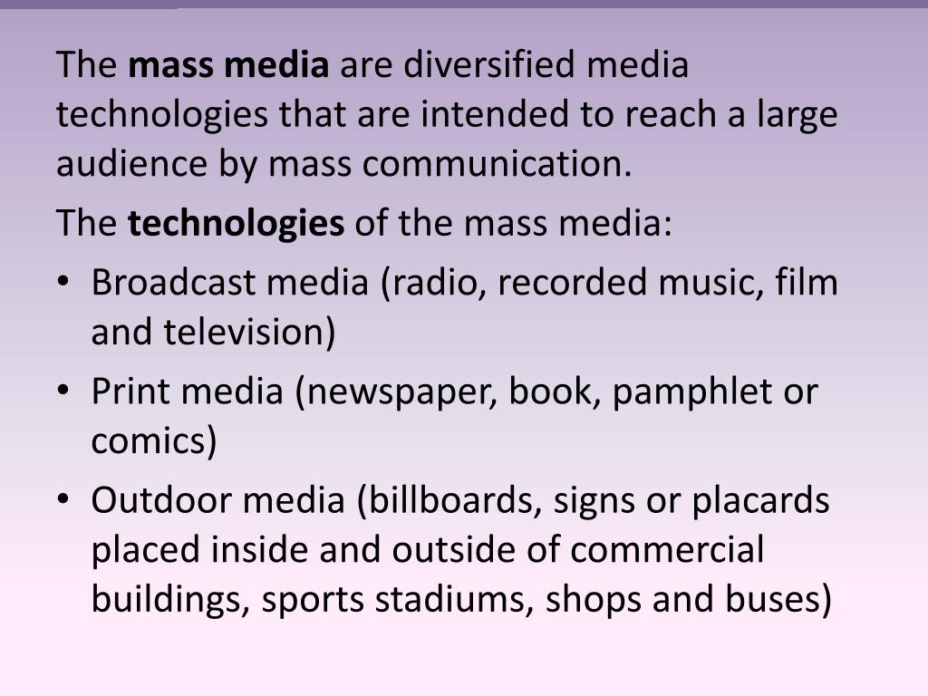 PPT The Media and Popular Culture PowerPoint Presentation, free