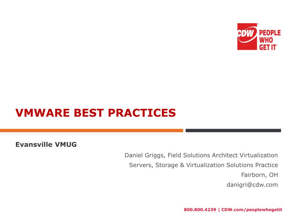 PPT Vmware best practices PowerPoint Presentation, free download ID
