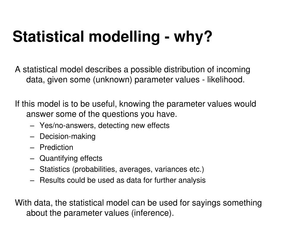 PPT Statistical modelling and latent variables. PowerPoint