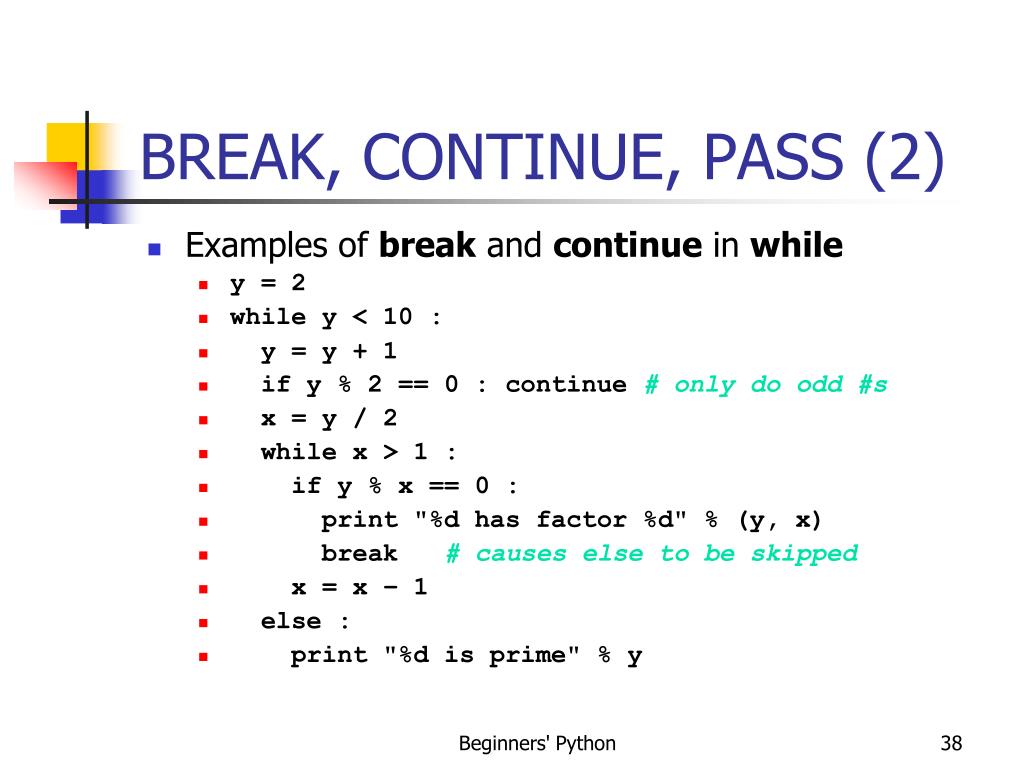 PPT Beginners' Python PowerPoint Presentation, free download ID1961610