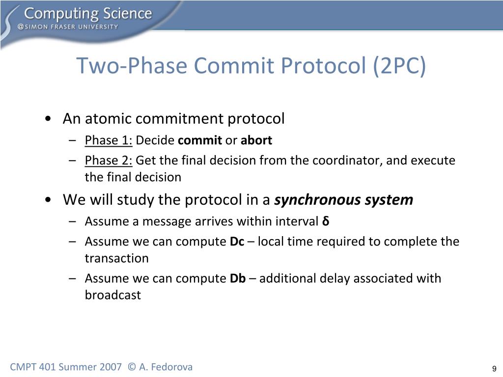 PPT - Lecture XI: Distributed Transactions PowerPoint Presentation