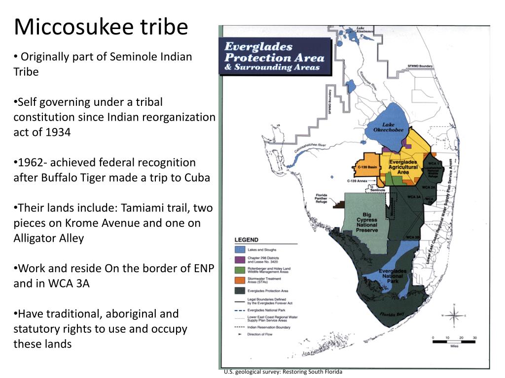 PPT Miccosukee Tribe of Florida and the Everglades Restoration Effort
