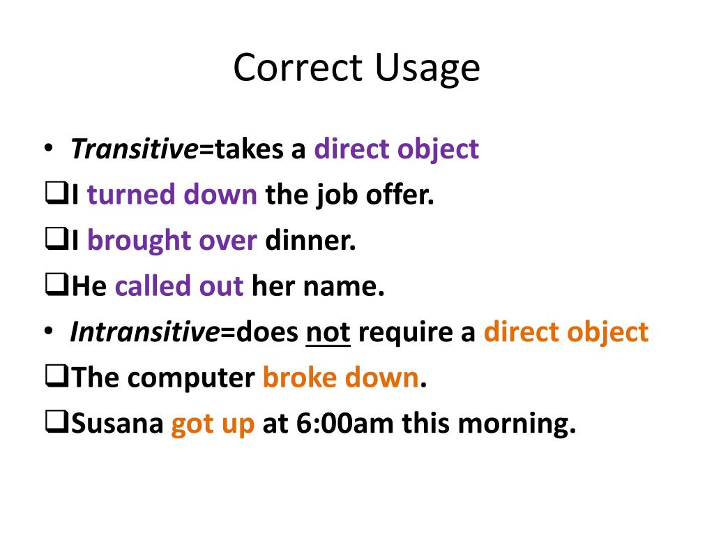 PPT Phrasal Verbs PowerPoint Presentation, free download ID1964362
