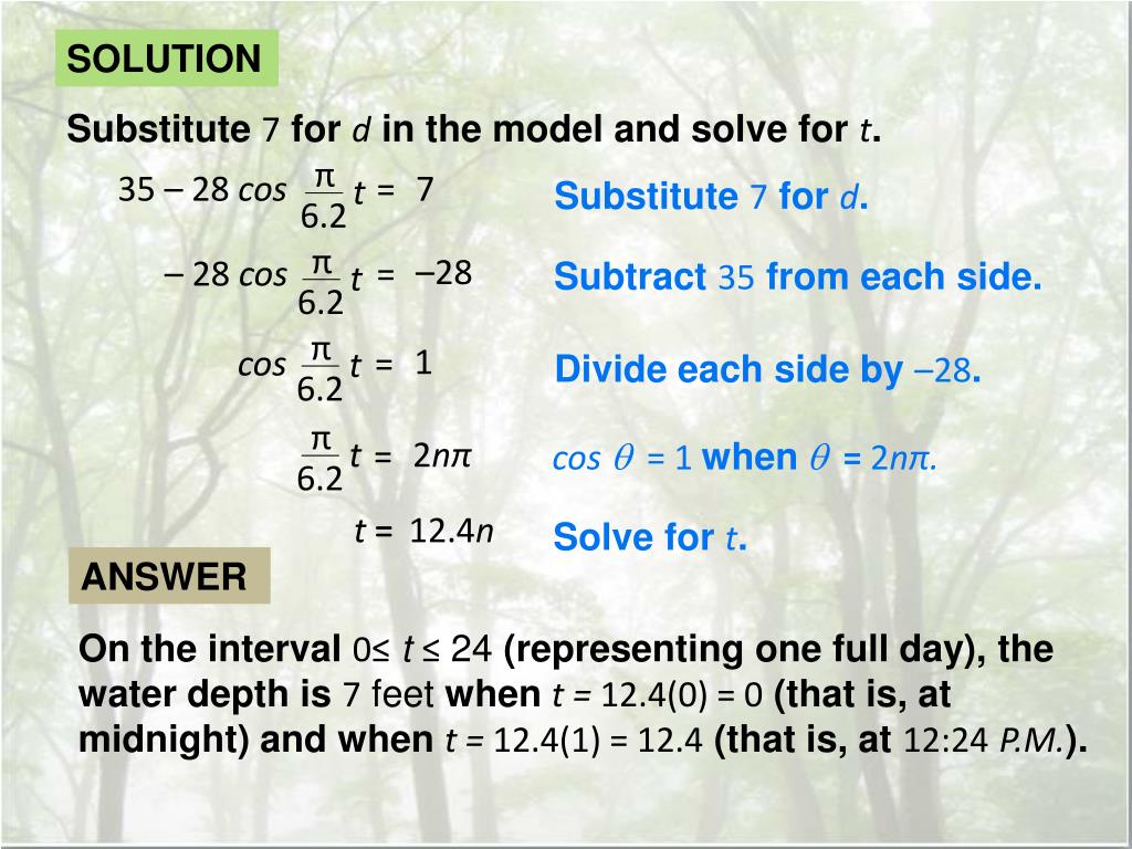 PPT 10.4 Solve Trigonometric Equations PowerPoint Presentation, free