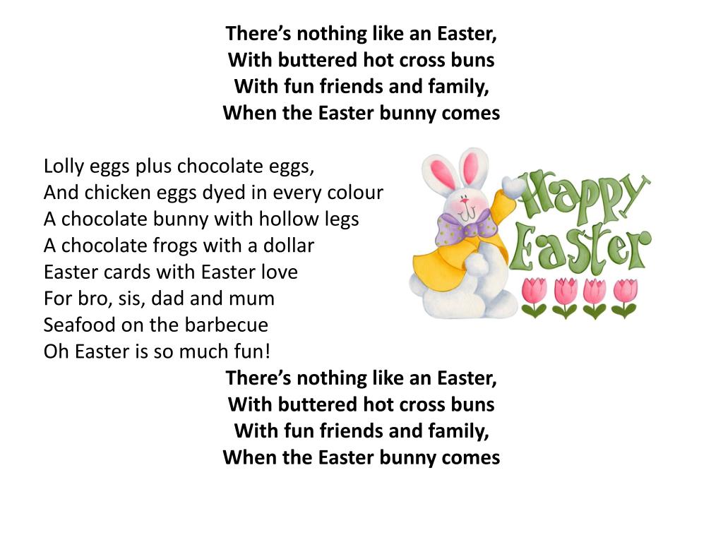 PPT EASTER BUNNY SONG PowerPoint Presentation, free download ID1965056
