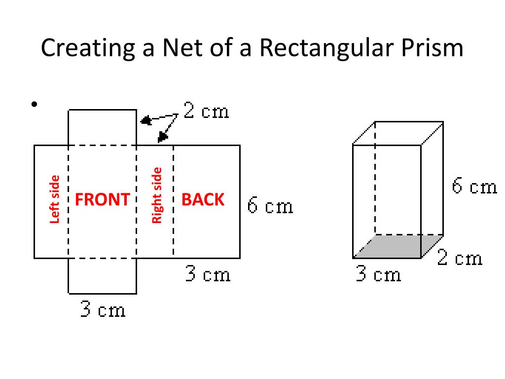 PPT - Creating a Net of a Rectangular Prism PowerPoint Presentation