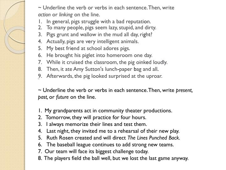 PPT Underline the common nouns, and circle the proper nouns in each