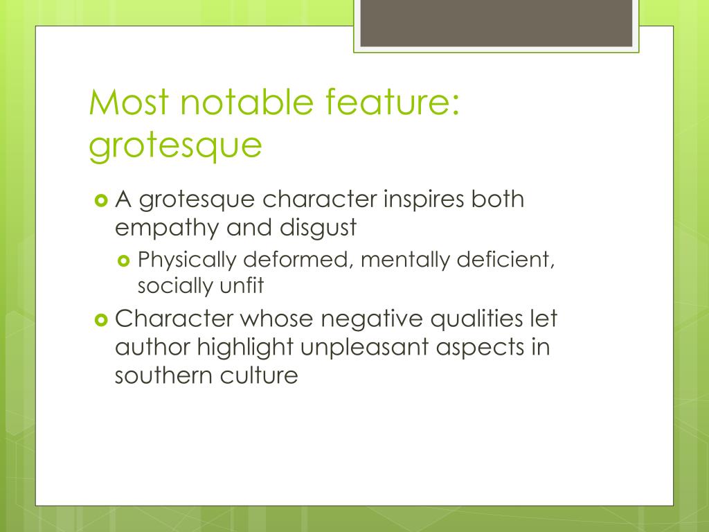 PPT Southern Gothic Literature PowerPoint Presentation, free download