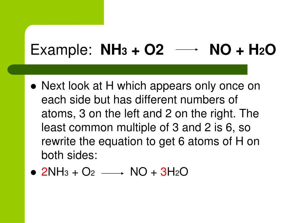 PPT Balancing Chemical Equations PowerPoint Presentation, free