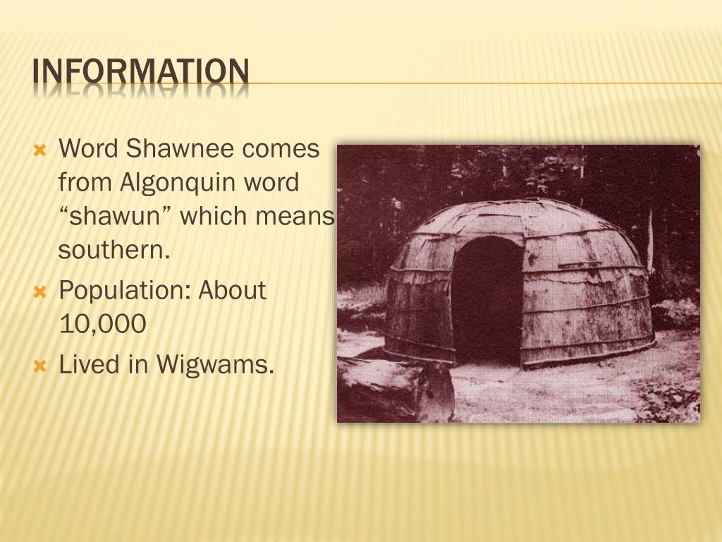 PPT Shawnee Indians PowerPoint Presentation, free download ID1971075