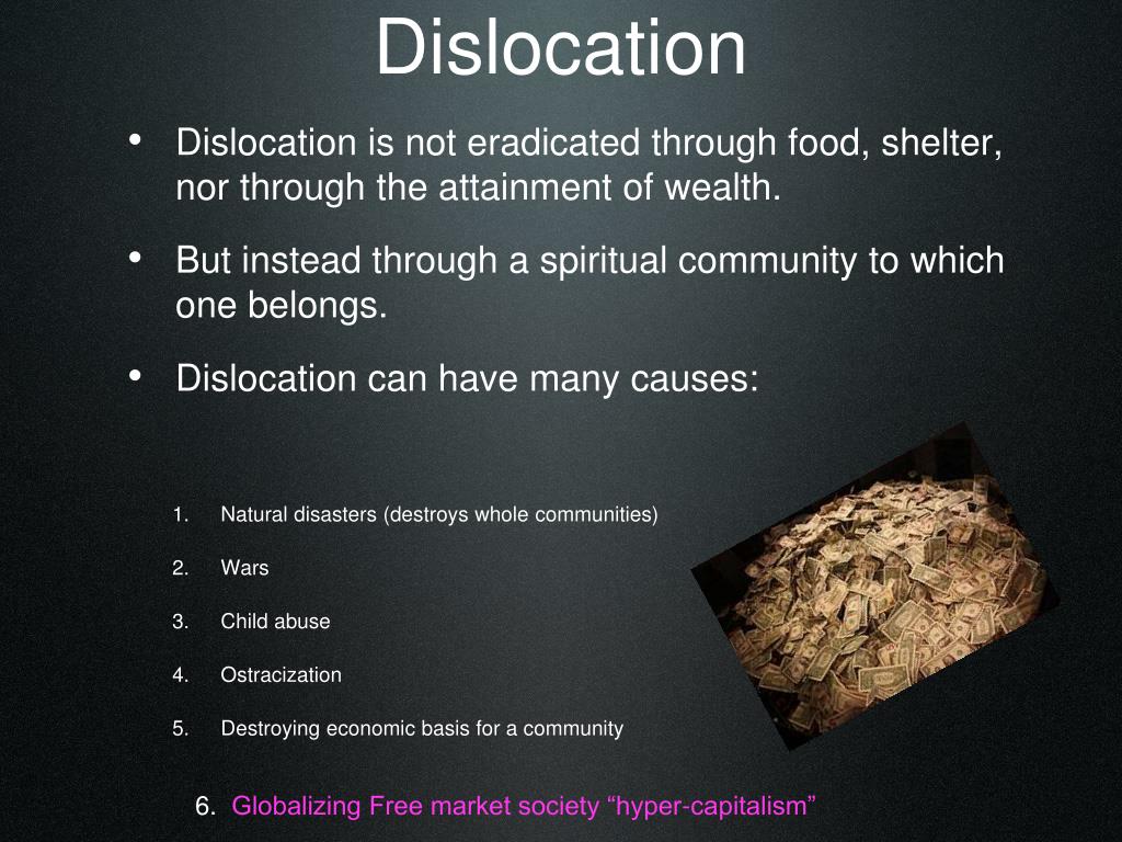 PPT Dislocation Theory and the Globalization of Addiction PowerPoint