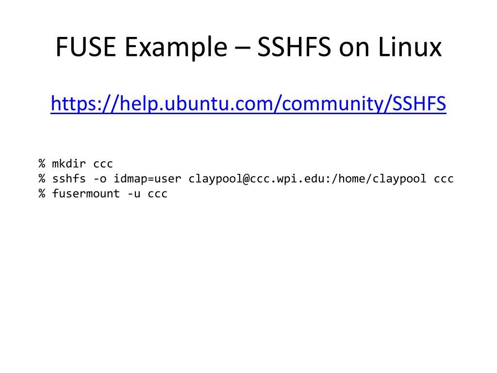 PPT Performance and Extension of User Space File PowerPoint