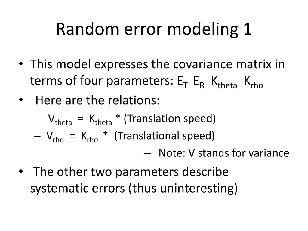 PPT Odometry Error Modeling PowerPoint Presentation, free download