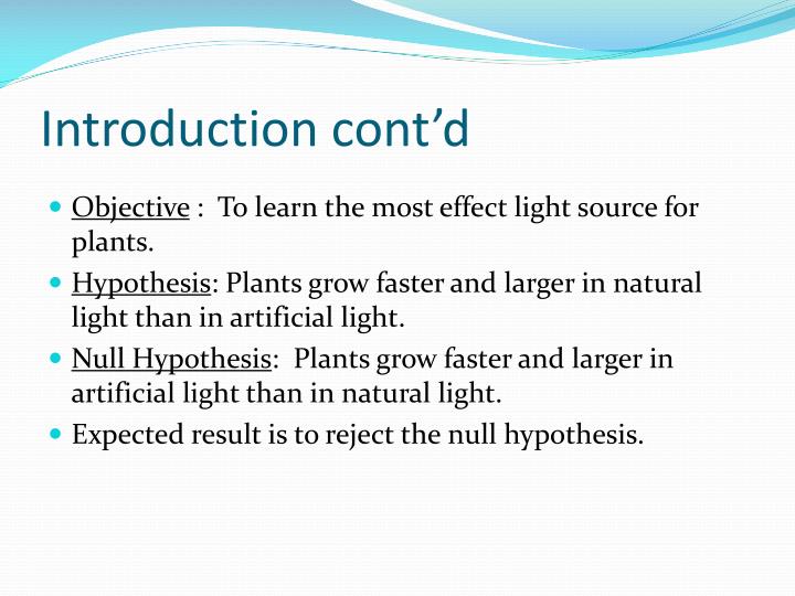 PPT Plant Growth Artificial vs. Natural Light Effects on Solanum