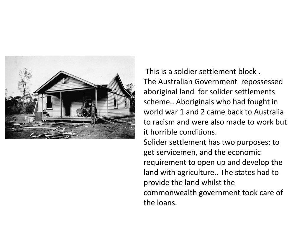 PPT Solider settlement PowerPoint Presentation, free download ID