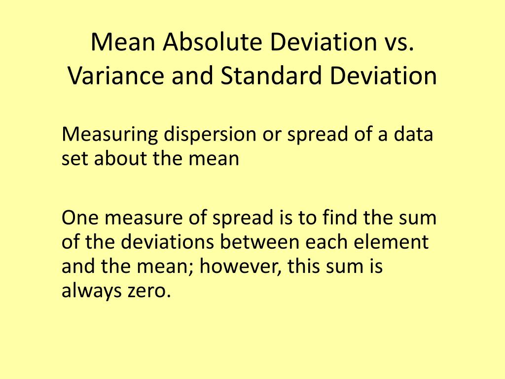 PPT A Look at Means, Variances, Standard Deviations, and z Scores