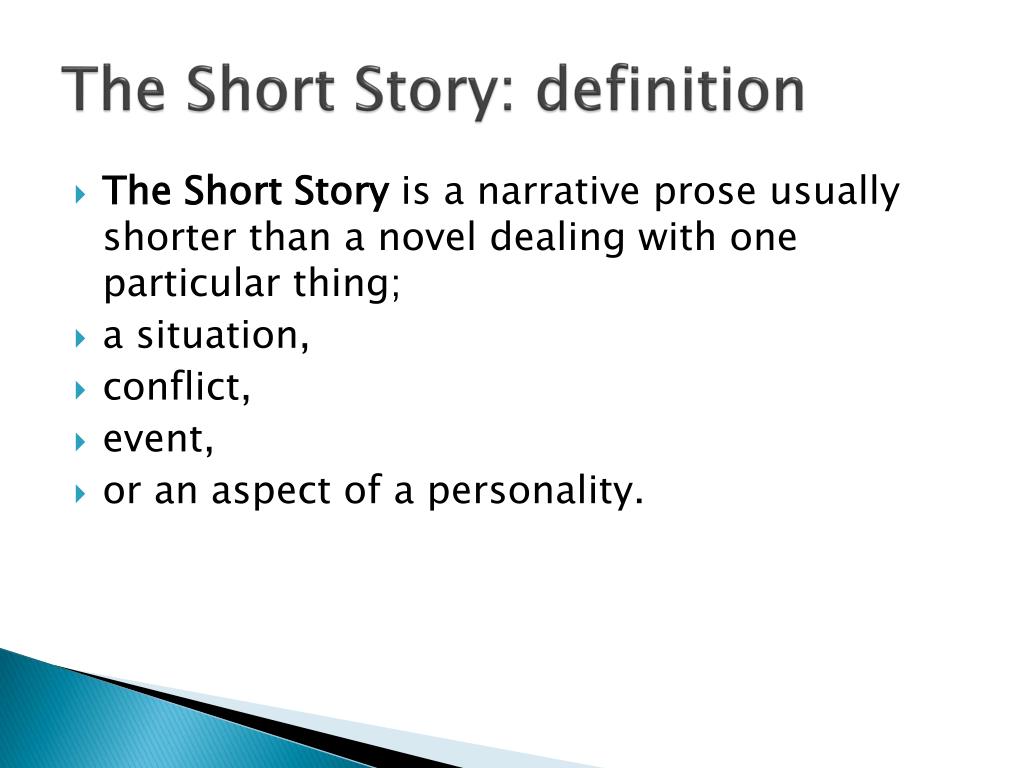 PPT ENG 107 INTRODUCTION TO PROSEFICTION PowerPoint