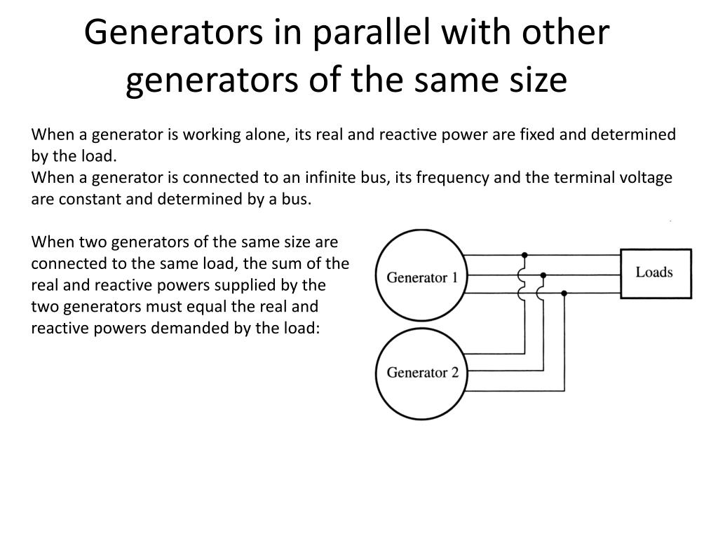 PPT Parallel operation of synchronous generators PowerPoint