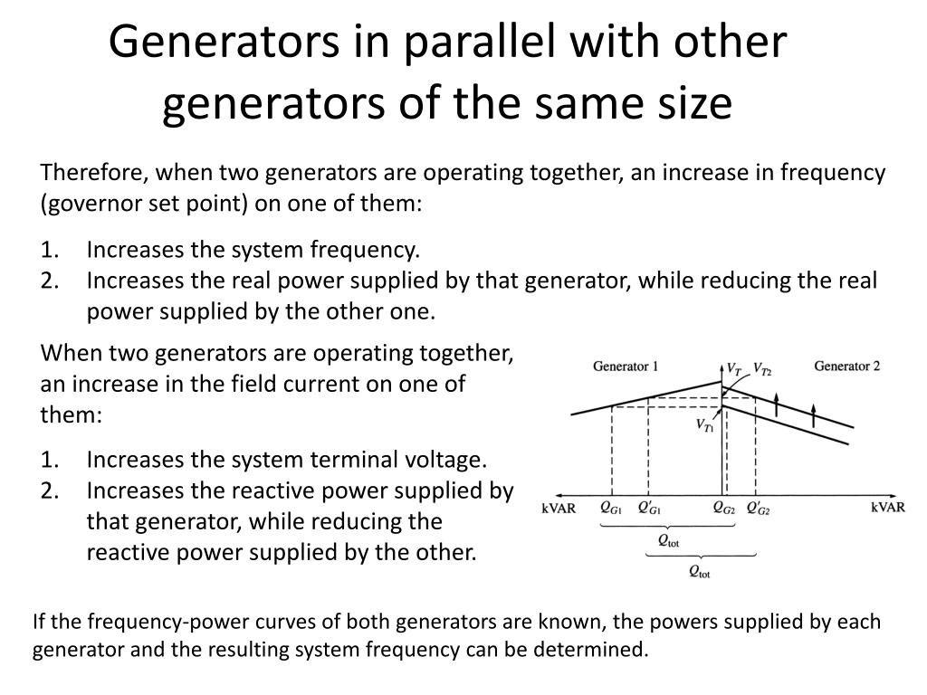 PPT Parallel operation of synchronous generators PowerPoint