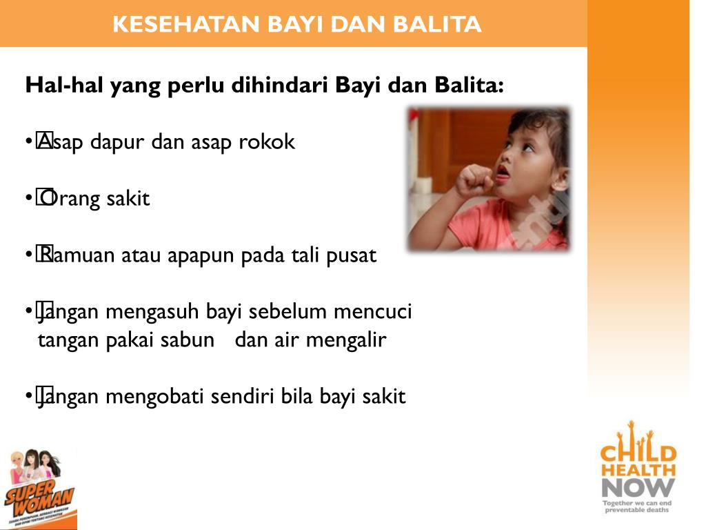 PPT Kesehatan Bayi dan Balita, Serta Pencegahan dan Penyakit pada