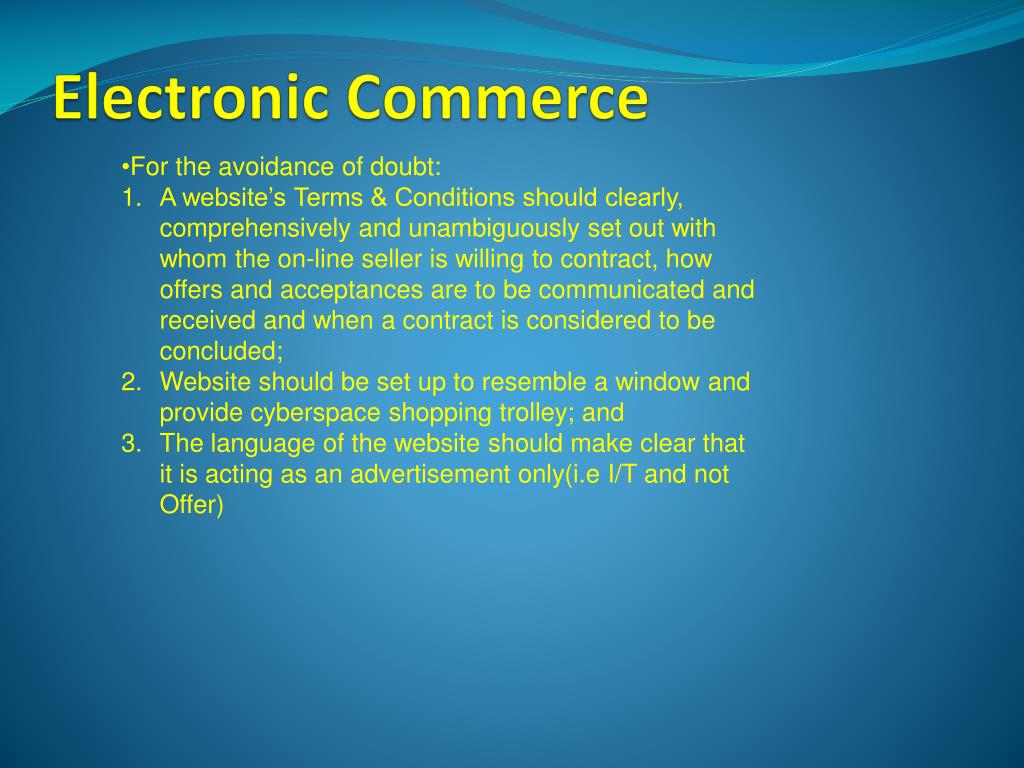 PPT Electronic Commerce PowerPoint Presentation, free download ID