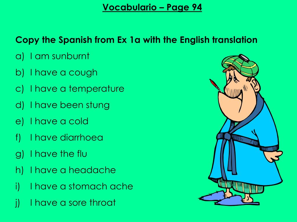 PPT STARTER Answer the questions below in Spanish using tener . 1